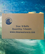 Load image into Gallery viewer, 5 x 9 extra long toilet rolls - (45 in box)