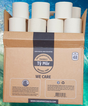 Load image into Gallery viewer, 48 Loose Luxury extra long eco toilet rolls sustainable bamboo - double length
