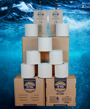 Load image into Gallery viewer, 12x4 Luxury extra long eco toilet rolls sustainable bamboo - double length
